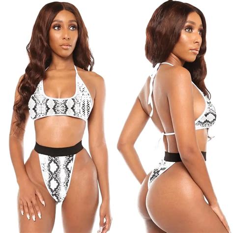 Neon Bandage Bikini Set Bikinis Plug
