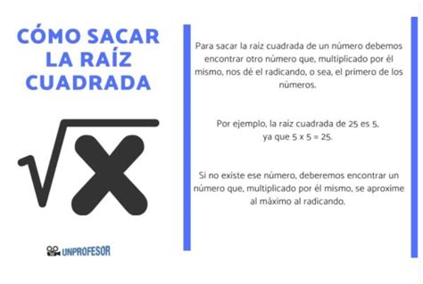 Qué Es Una RaÍz Cuadrada Y Cómo Se Calcula Con VÍdeos Y Ejercicios