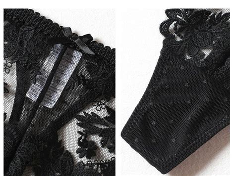 Thigh Garter Bridal Lingerie Set Pcs Set Black And White Etsy