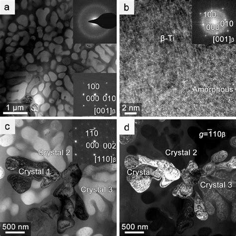 A Tem Micrographs Of The Zt M Strip With Insets Of Saed Patterns From Download Scientific