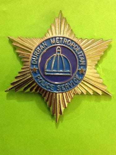 South African Police Services Durban Metro Police Cap Badge Was Sold