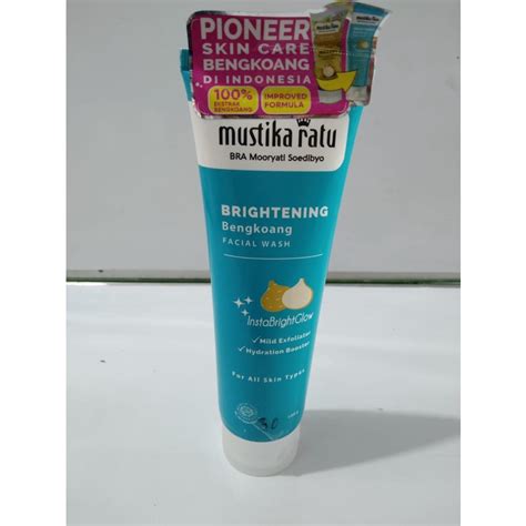 Jual MUSTIKA RATU BRIGHTENING BENGKOANG FACIAL WASH 100 GR 40 GR