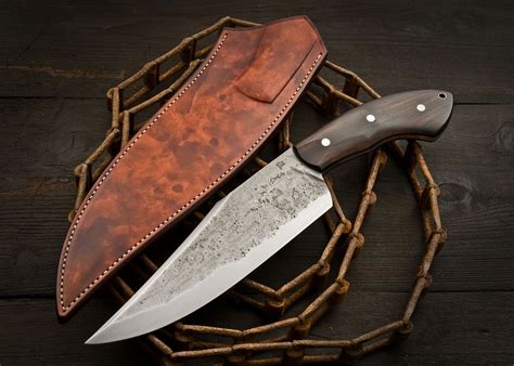 Rustic Camp Knife Burt Foster Handmade Knives