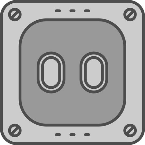 Socket Line Filled Greyscale Icon Vector Art At Vecteezy