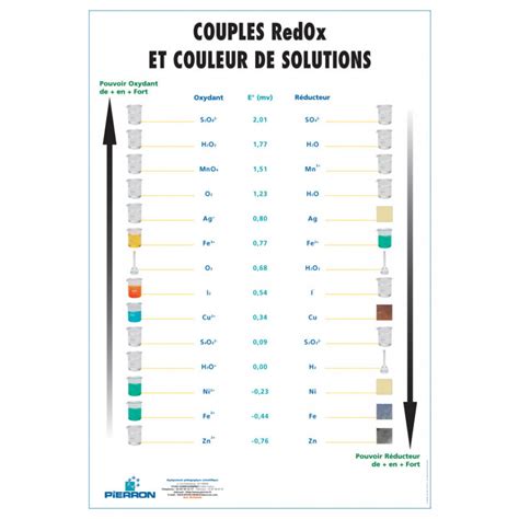 Poster Les Couples RÉdox Pierron