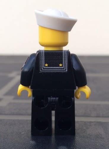 Lego Us Navy Sailor In Dark Dress By Yazyas Yazyas Flickr