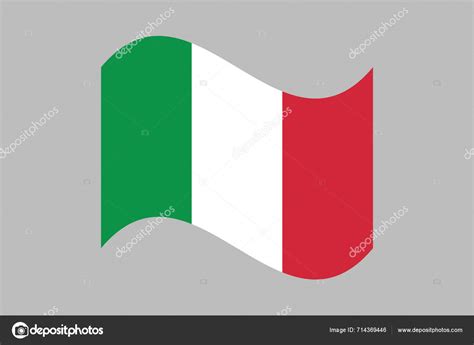 Italy Flag Flag Italy Vector Flag Italy Italian Flag Vector Stock