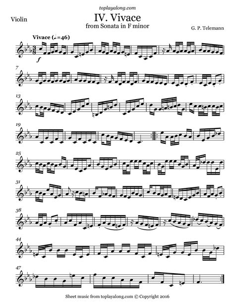 Sonata in F minor (IV. Vivace) – toplayalong.com