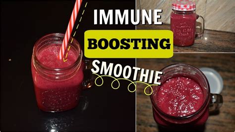 Immune Boosting Smoothie Red Smoothie Recipes Bronah Tush Youtube