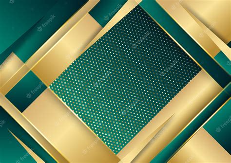 Premium Vector Luxury Dark Green And Gold Abstract Background