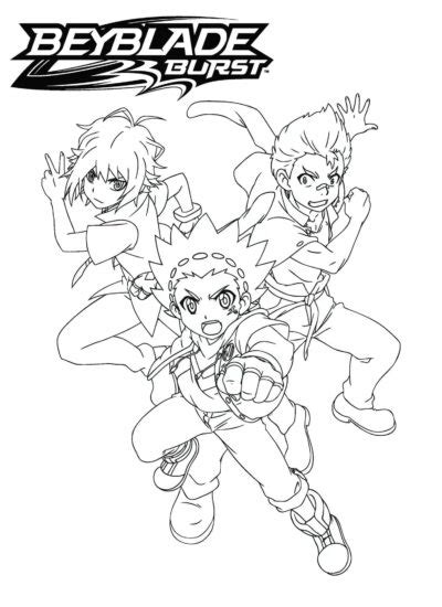 Dibujos De Beyblade Para Colorear