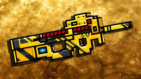 Pixel Gun 3D Golden Future Pilice Rifle Review YouTube