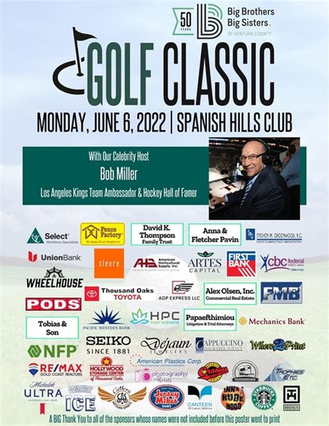 Big Brothers Big Sisters Golf Tournament Hpc