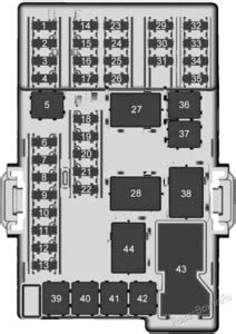 Fuse Box Diagram Holden Barina Tm