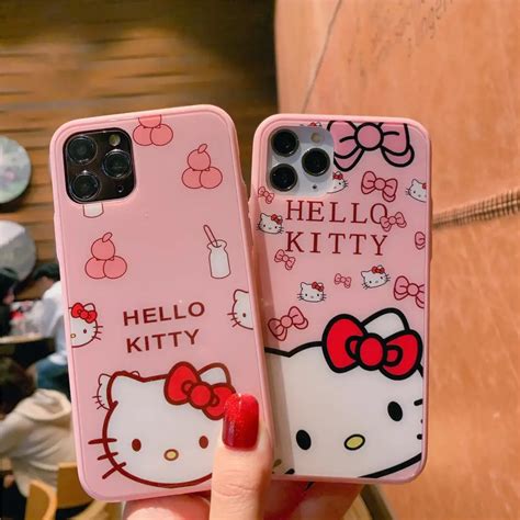 Hello Kitty Tempered Glass Two Piece Phone Case