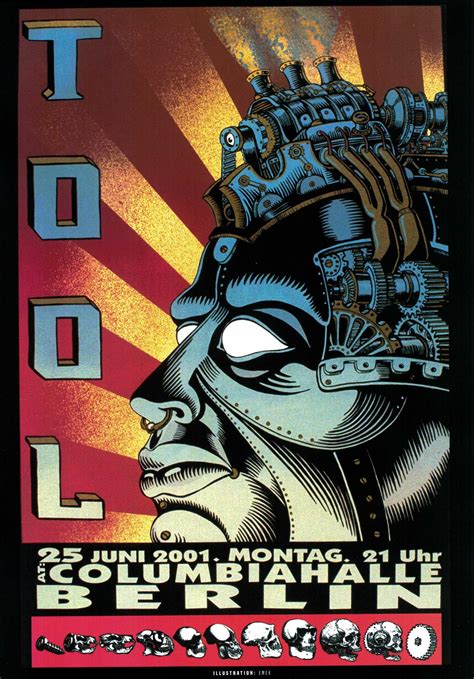 Tool Berlin Poster 2001 Art Print From Kerrang Magazine Not Sure If