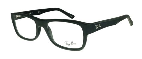 RAY BAN VISTA RX5268 50 5119 Noir Mat Lunettes De Vue Mixte De Forme Ovale