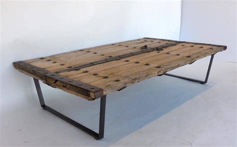 Rustic Door Coffee Table At 1stdibs