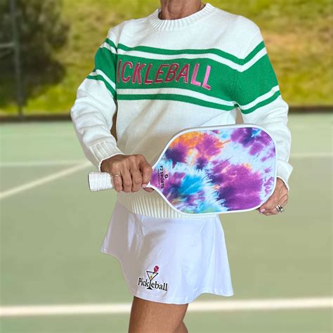 Pickleball Sweater Picklewear Carolyn Cantalin Collections