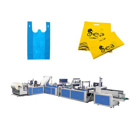 Nonwoven T Shirt Bag Machine Non Woven W Cut Bag Making Machine For Non