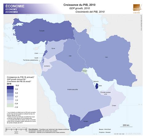 Croissance Du PIB Annuel 2010 Cartoprodig Des Cartes Pour
