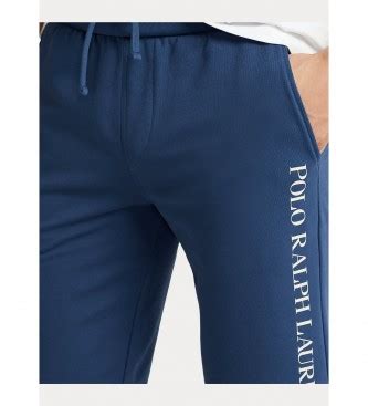 Ralph Lauren Pantalón Corto Logo Azul Tienda Esdemarca calzado moda