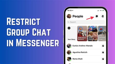 How To Restrict Group Chat In Messenger Youtube