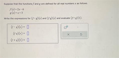 [solved] Suppose That The Functions F And G Are Defined Fo