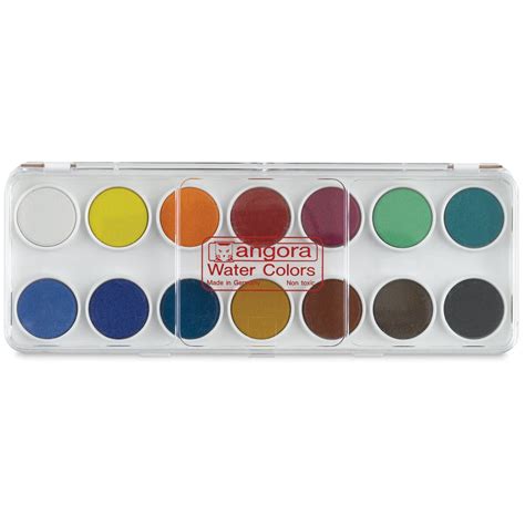 Talens Angora Opaque Watercolor Pan Set Set Of 14 Colors Pans Michaels