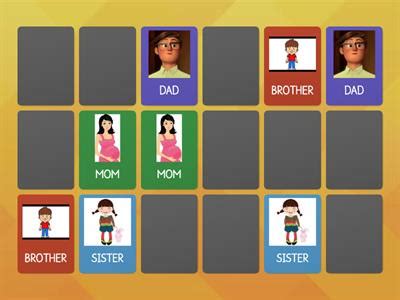 Wordwall family members - Teaching resources