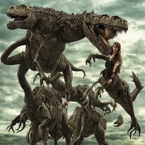 Hermione Granger Riding A T Rex Stable Diffusion Openart