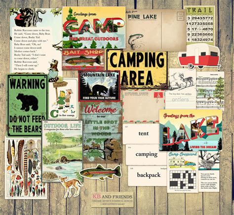 Vintage Camping Ephemera