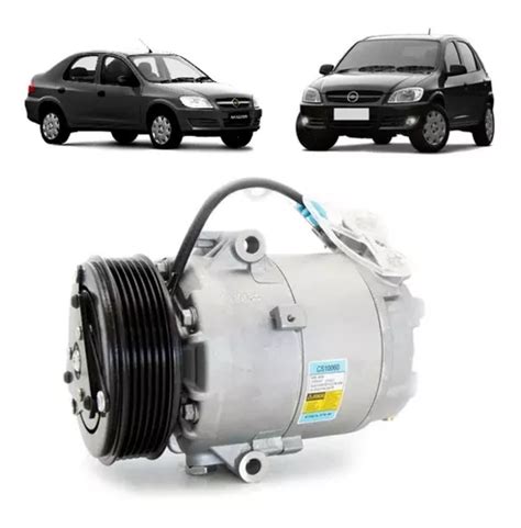 Compressor De Ar Celta Corsa Classic 2002 2008 Parcelamento Sem Juros