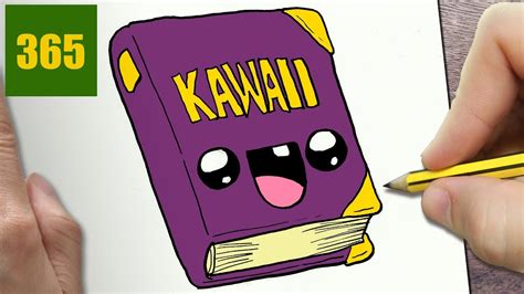 How To Draw Kawaii Book