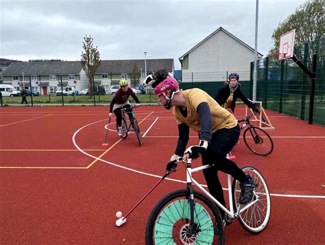 Cyclists From Across Uk Give Bike Polo A Whack In Inverness Competition