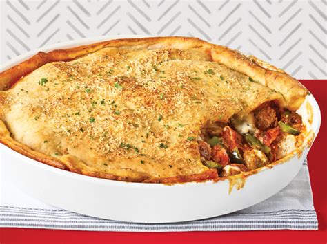 Meatball Pizza Pot Pie Hy Vee