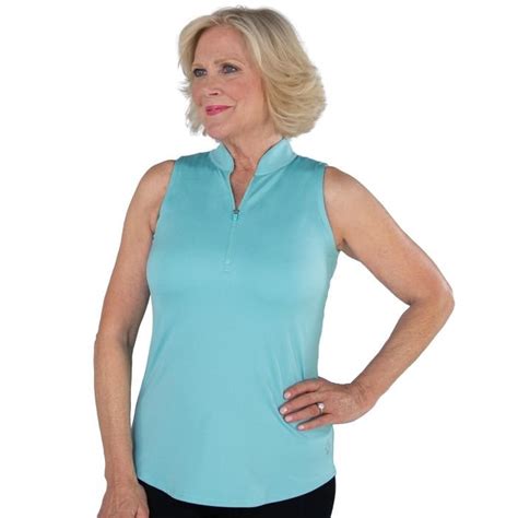 Jofit Womens Cutaway Sleeveless Mock Golf Top Carls Golfland