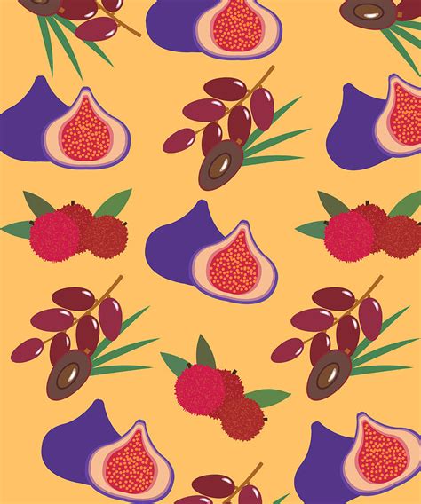 Figs And Dates Design Digital Art By Febraio Studio Pixels