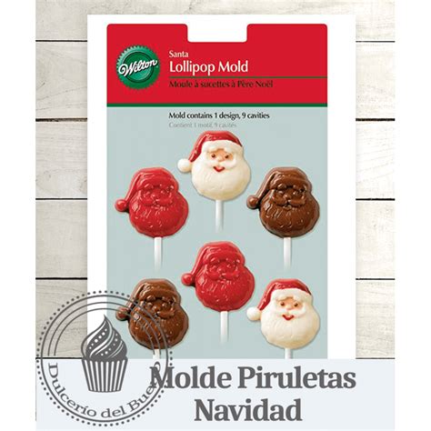 Molde Para Piruletas De Chocolate Pap Noel Wilton