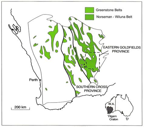 1 Location Of The Eastern Goldfields Province Within The Download