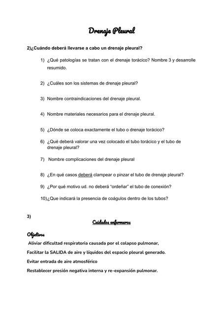 Drenaje Pleural Sofi Pizarro Udocz