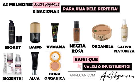 TOP 8 Bases Veganas Cruelty Free Nacionais 2020 Imagens