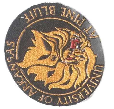 Arkansas Pine Bluff Golden Lions Logo Iron On Patch - Beyond Vision Mall