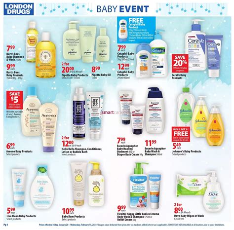 London Drugs Baby Event Flyer January 20 To February 15