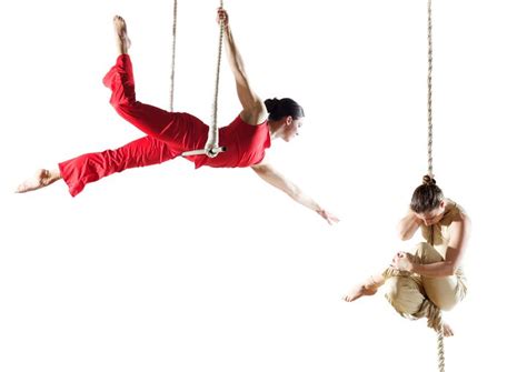 Aerial Dancing Movement In Worship