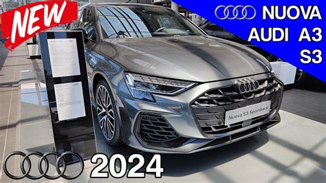 2024 Nuova Audi A3 S3 Sportback Facelift Quattro Torque Splitter