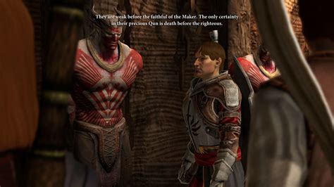 DA2 Ser Varnell with Qunari delegation by SPARTAN22294 on DeviantArt
