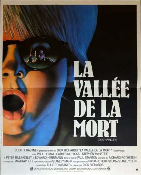 AFFICHE CINÉMA LA vallée de la mort format 40x60cm valley 1982