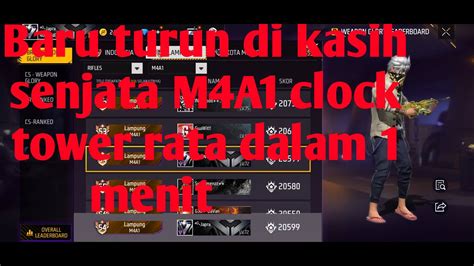 Baru Turun Di Kasih Senjata M A Clock Tower Rata Dalam Menit