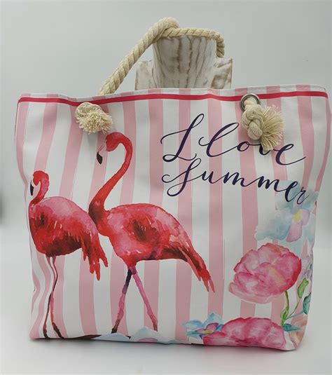 Flamingo Summer Tote Bag The Finishing Touch Abingdon Oxfordshire